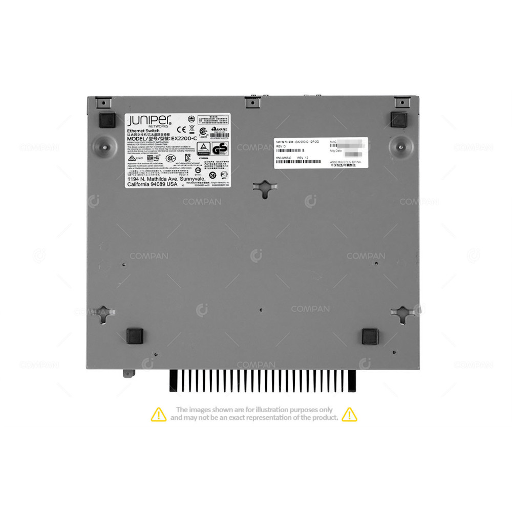 Juniper EX2200-C-12P-2G 12x RJ-45 1Gb 2x Combo RJ-45 / SFP 1Gb PoE Switch